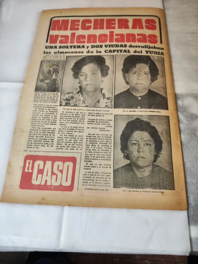 Periódico El Caso 16 Oct 1971 Restaurado