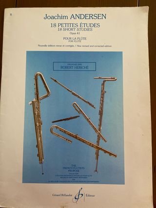 Joachim Andersen 18 Études Opus 41 Flauta