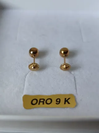 Pendientes Oro 9K