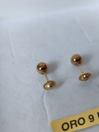 Pendientes Oro 9K