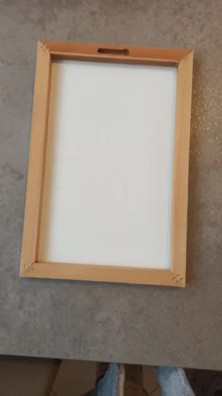 Quadretto 20x30 foglie verdi