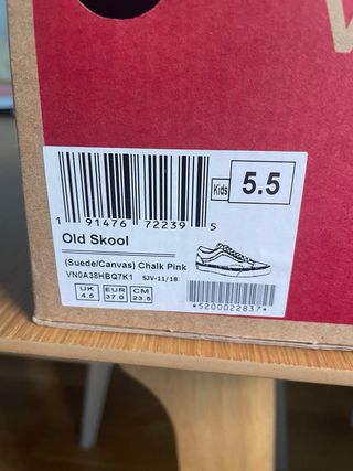 Vans Old Skool Rosa Gamuza/Lona