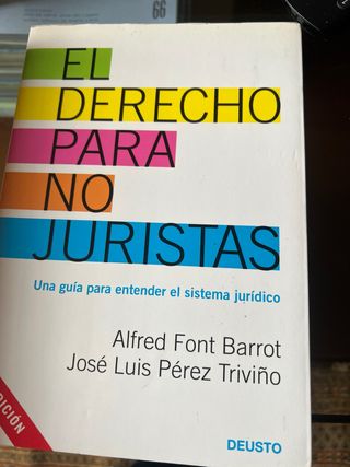Libro El derecho para juristas