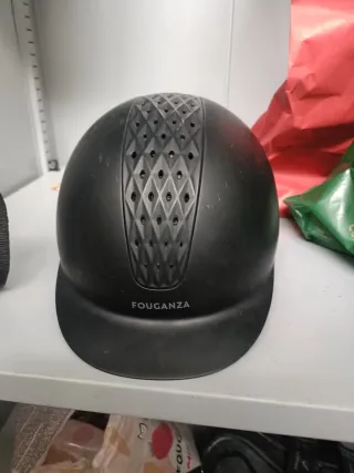 Casco de hípica negro