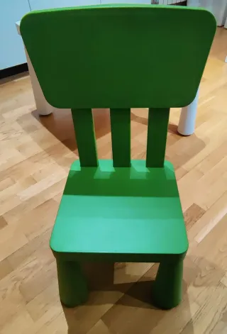 Mesa y 2 Sillas Infantiles Mammut IKEA