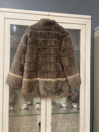 Chaquetón de piel sintética