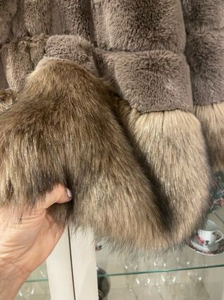 Chaquetón de piel sintética