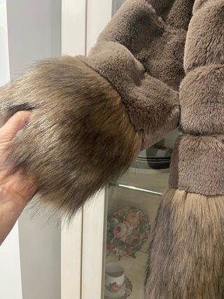 Chaquetón de piel sintética