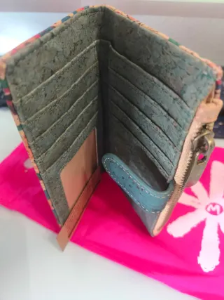 Cartera de corcho multicolor MEN KAI