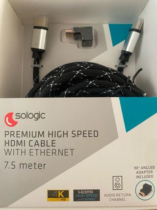 Cable HDMI Sologic 7.5m 4K Ethernet
