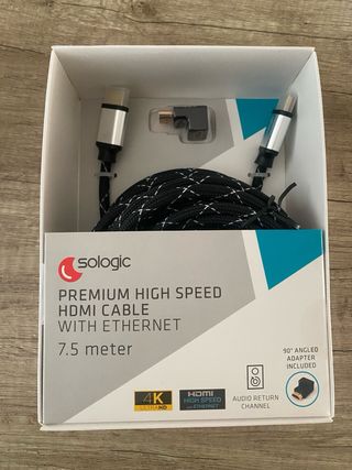 Cable HDMI Sologic 7.5m 4K Ethernet