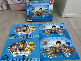 Puzzles lote Disney Minnie y paw patrol +3 años