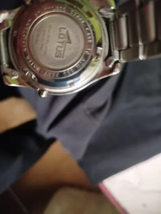 Reloj Lotus Plata Cronógrafo