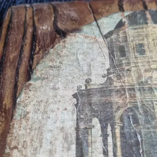 Cuadro rústico Los desposorios de la Virgen