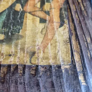 Cuadro rústico Los desposorios de la Virgen