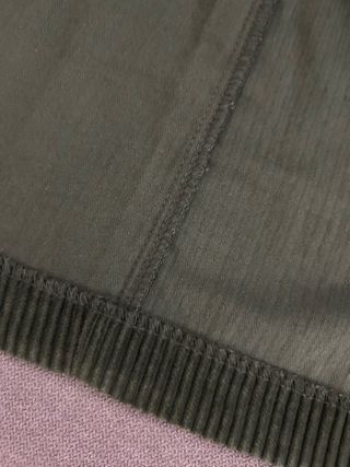 Falda pana verde Zara. T.M. Nueva