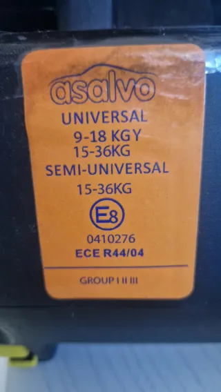 Silla de coche para niño Asalvo