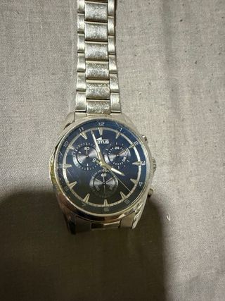 Reloj Lotus Hombre Azul y Plateado