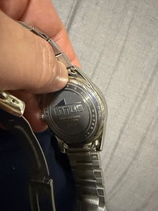 Reloj Lotus Hombre Azul y Plateado