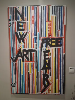 Cuadro Decorativo New Free Art Entry