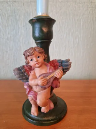 Portavelas Ángel Vintage