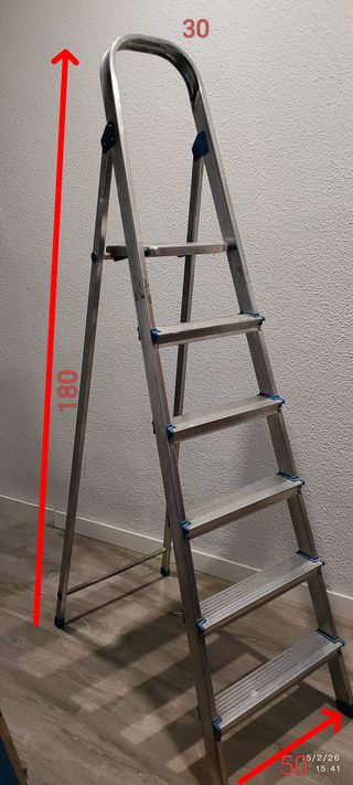 Escalera Aluminio 6 Peldaños