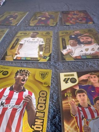 Lote 9 Cromos Balón de Oro Adrenalyn XL