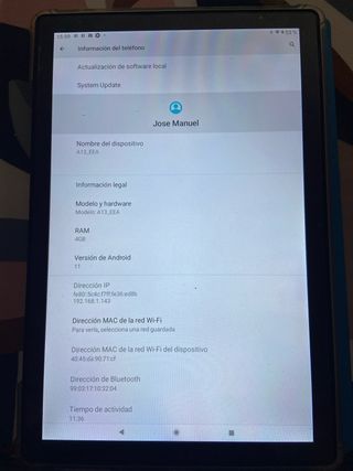 Oangcc A13_EEA Tablet Azul/Gris