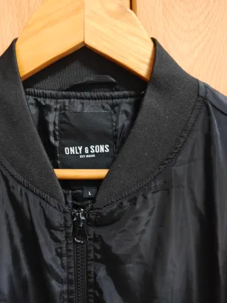Chaqueta bomber ONLY & SONS negra