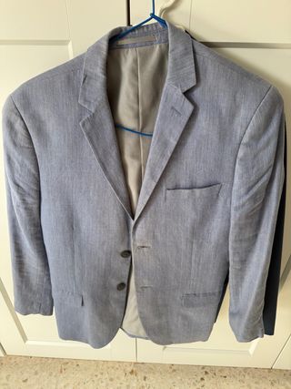 Chaqueta Americana Azul Celeste Talla S