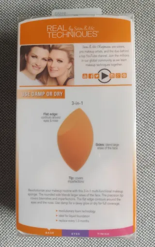 Real Techniques Esponjas Base (4 uds)