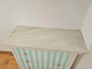 Placa de mármol blanco 120x50cm