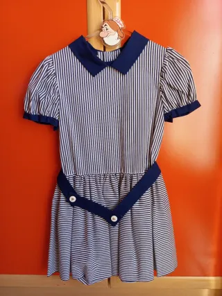 Vestido rayas azul 6 años