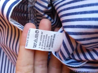 Vestido rayas azul 6 años