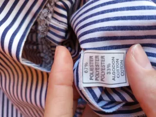 Vestido rayas azul 6 años