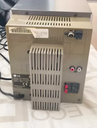 Reproductor CD Cassette LG LX-U551 Gris/Plata