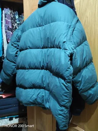 Anorak hombre verde azulado