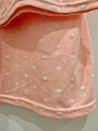 Conjunto de Pijama Rosa con Topitos (2 Piezas)