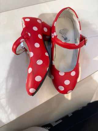 Zapatos de Flamenca/Danza niña Talla 28