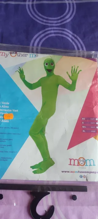 Disfraz Alien Verde Talla XL
