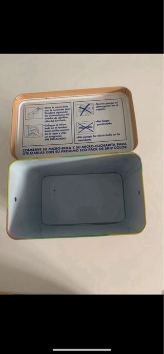 Caja Lata Vintage Skip Color Globos Aerostáticos