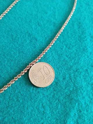 Collar vintage acero dorado con colgante