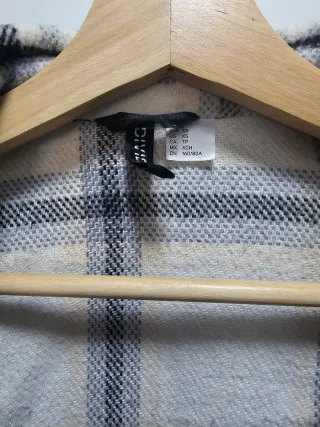 Sobrecamisa oversize H&M cuadros