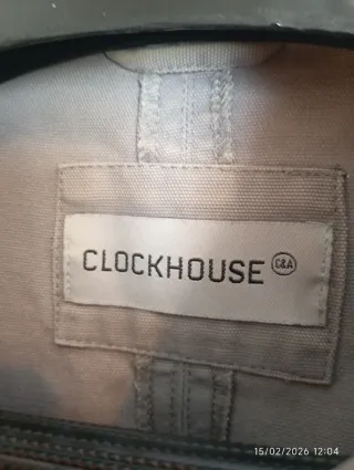 Chaqueta estilo militar Clockhouse verde