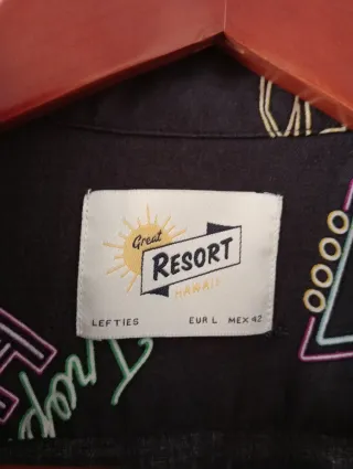 Camisa Negra Estampada