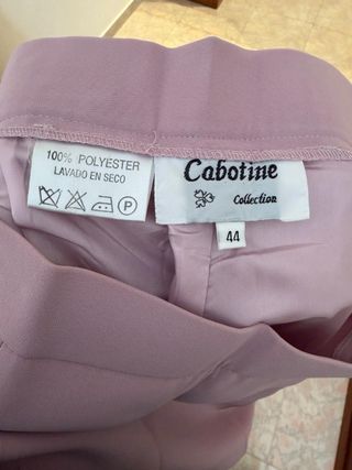 Traje de fiesta rosa Cabotine