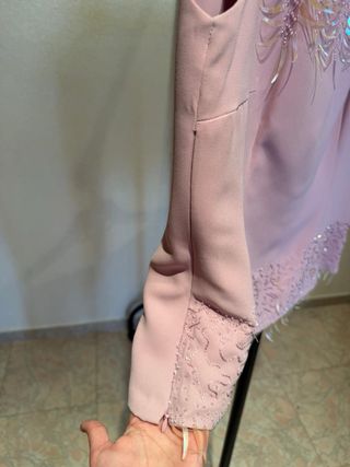 Traje de fiesta rosa Cabotine