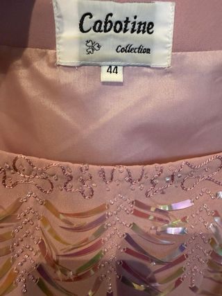 Traje de fiesta rosa Cabotine