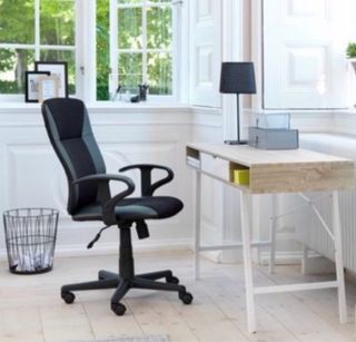 Escritorio moderno madera y metal