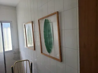 Quadri di Tigre e Leone con Foglie